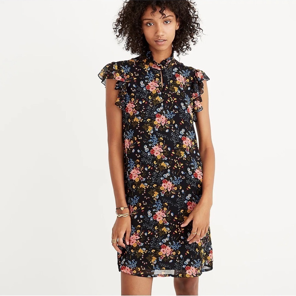 Madewell‎ x No.6 Silk Beacon Dress in Garden Bouquet